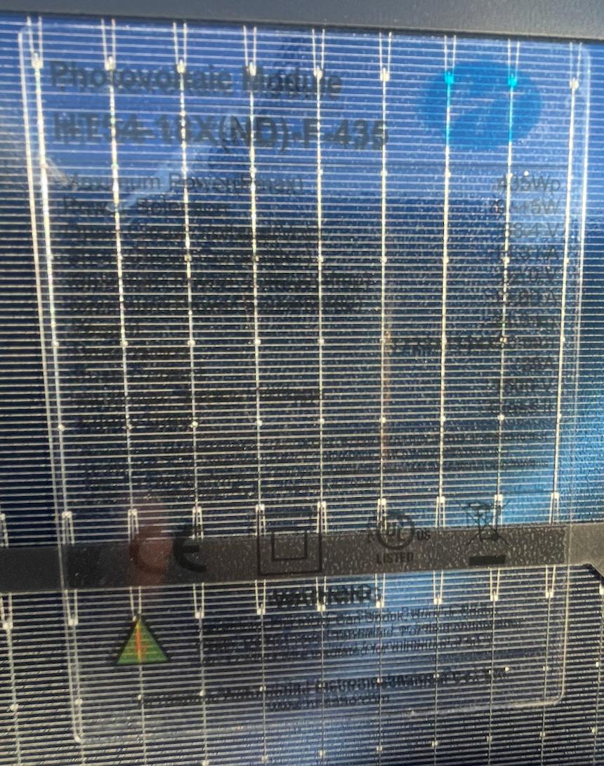 HT-SAAE 435W Bifacial Double-Glass — 3-Panel Pack (HT54-18X(ND)-F-435)